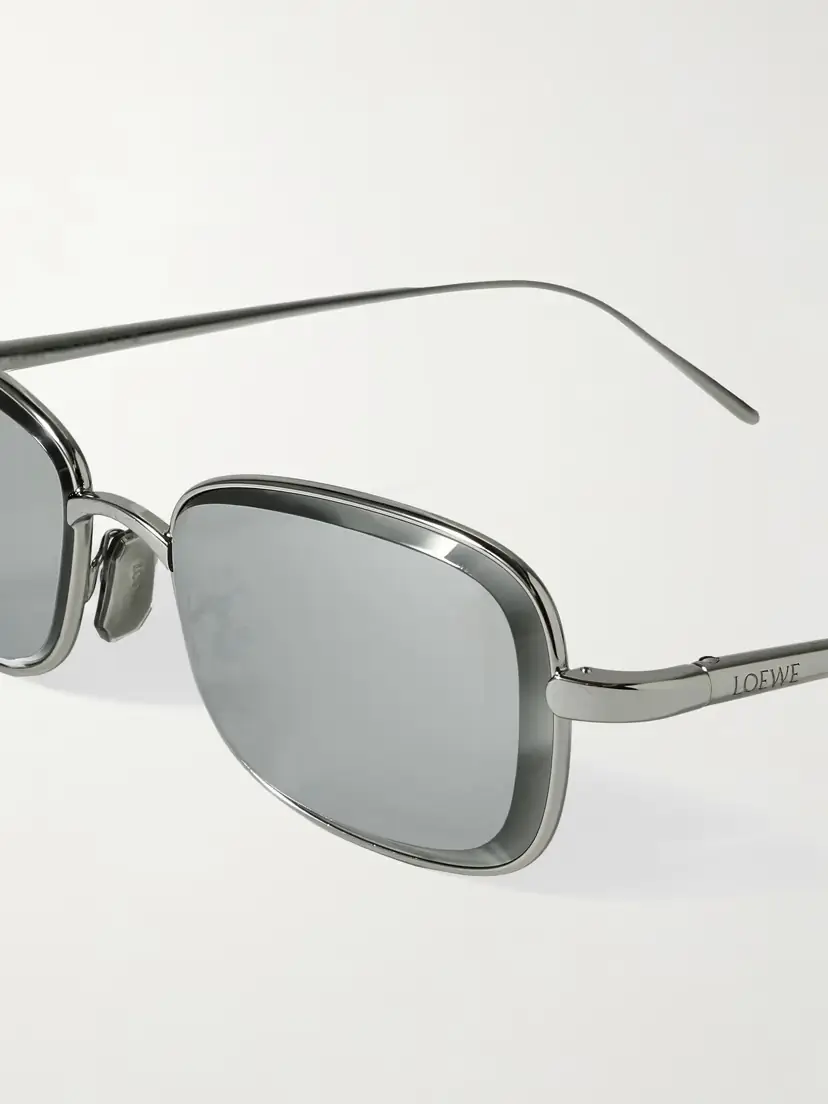 Loewe Square-frame Silver-tone Sunglasses | Thumbnail 4