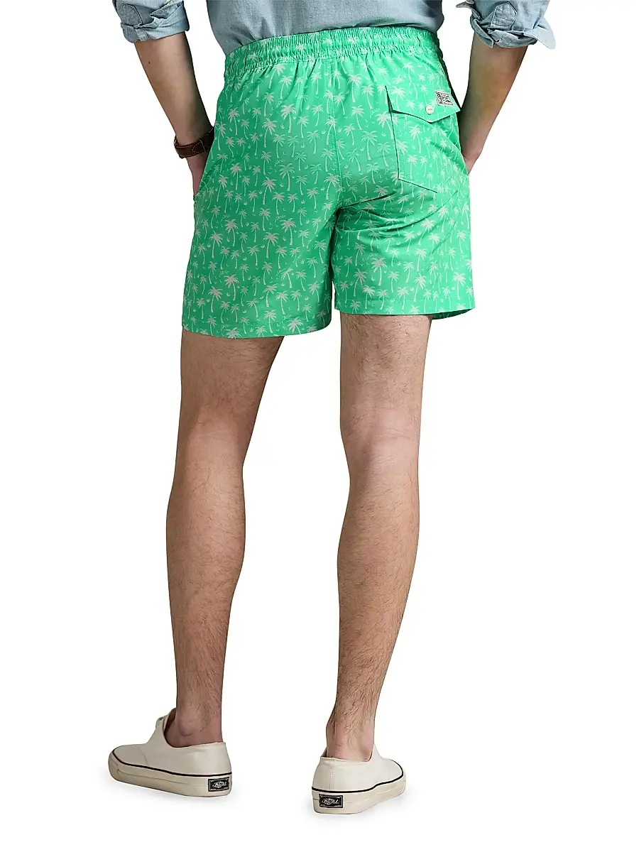 Polo Ralph Lauren Men's 5.75'' Traveler Classic Swim Trunks - Polo Palms | Thumbnail 4