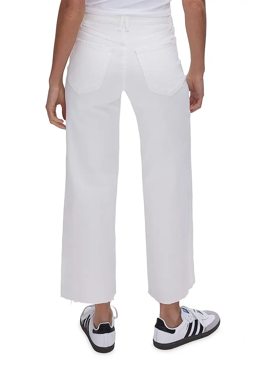 GOOD AMERICAN Women's Good Waist Crop Palazzo Jeans | Thumbnail 4 GOOD AMERICAN Women's Good Waist Crop Palazzo Jeans | Thumbnail 4