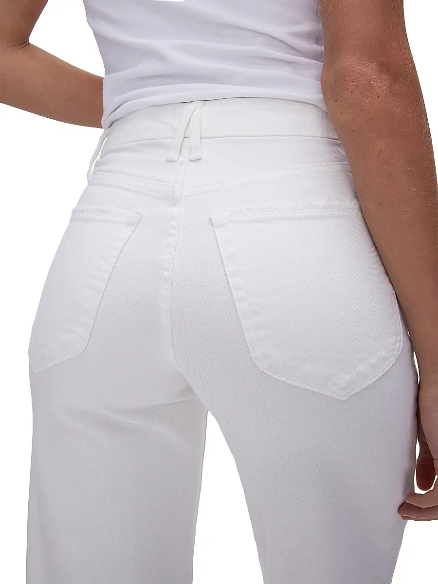 GOOD AMERICAN Women's Good Waist Crop Palazzo Jeans | Thumbnail 5 GOOD AMERICAN Women's Good Waist Crop Palazzo Jeans | Thumbnail 5