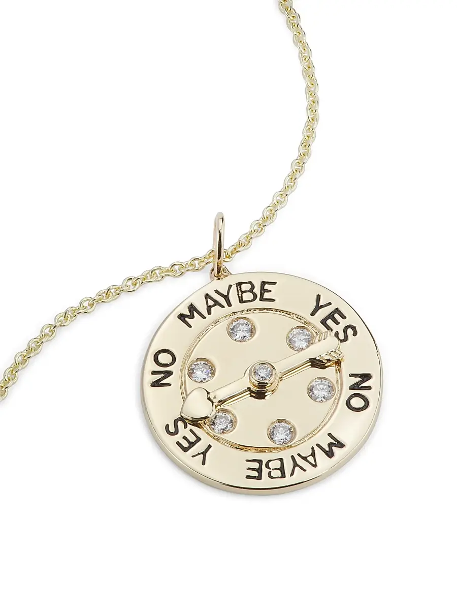 Sydney Evan Women's Love Notes 14K Yellow Gold & 0.15 TCW Diamond Love Meter Pendant Necklace - Yellow Gold | Thumbnail 3 Sydney Evan Women's Love Notes 14K Yellow Gold & 0.15 TCW Diamond Love Meter Pendant Necklace - Yellow Gold | Thumbnail 3