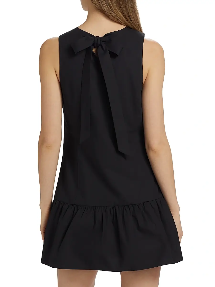 Marie Oliver Women's Marilyn Drop Waist Minidress - Black | Thumbnail 5 Marie Oliver Women's Marilyn Drop Waist Minidress - Black | Thumbnail 5
