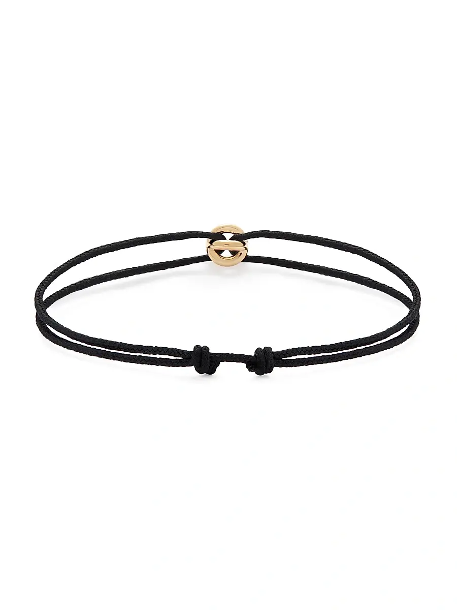 Le Gramme Men's 1G Polished 18K Yellow Gold Entrelacs Cord Bracelet - Gold | Thumbnail 3 Le Gramme Men's 1G Polished 18K Yellow Gold Entrelacs Cord Bracelet - Gold | Thumbnail 3