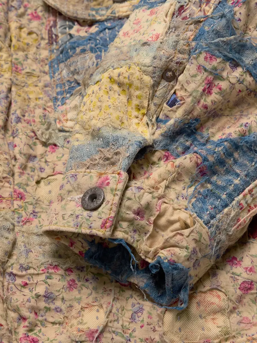 KAPITAL Boro Distressed Patchwork Cotton and Linen-Blend Jacket - Men | Thumbnail 5 KAPITAL Boro Distressed Patchwork Cotton and Linen-Blend Jacket - Men | Thumbnail 5
