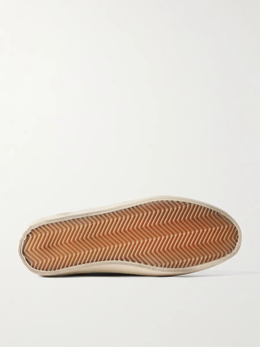 Golden Goose Soul-Star Distressed Leather-Trimmed Suede Sneakers - Men | Thumbnail 3