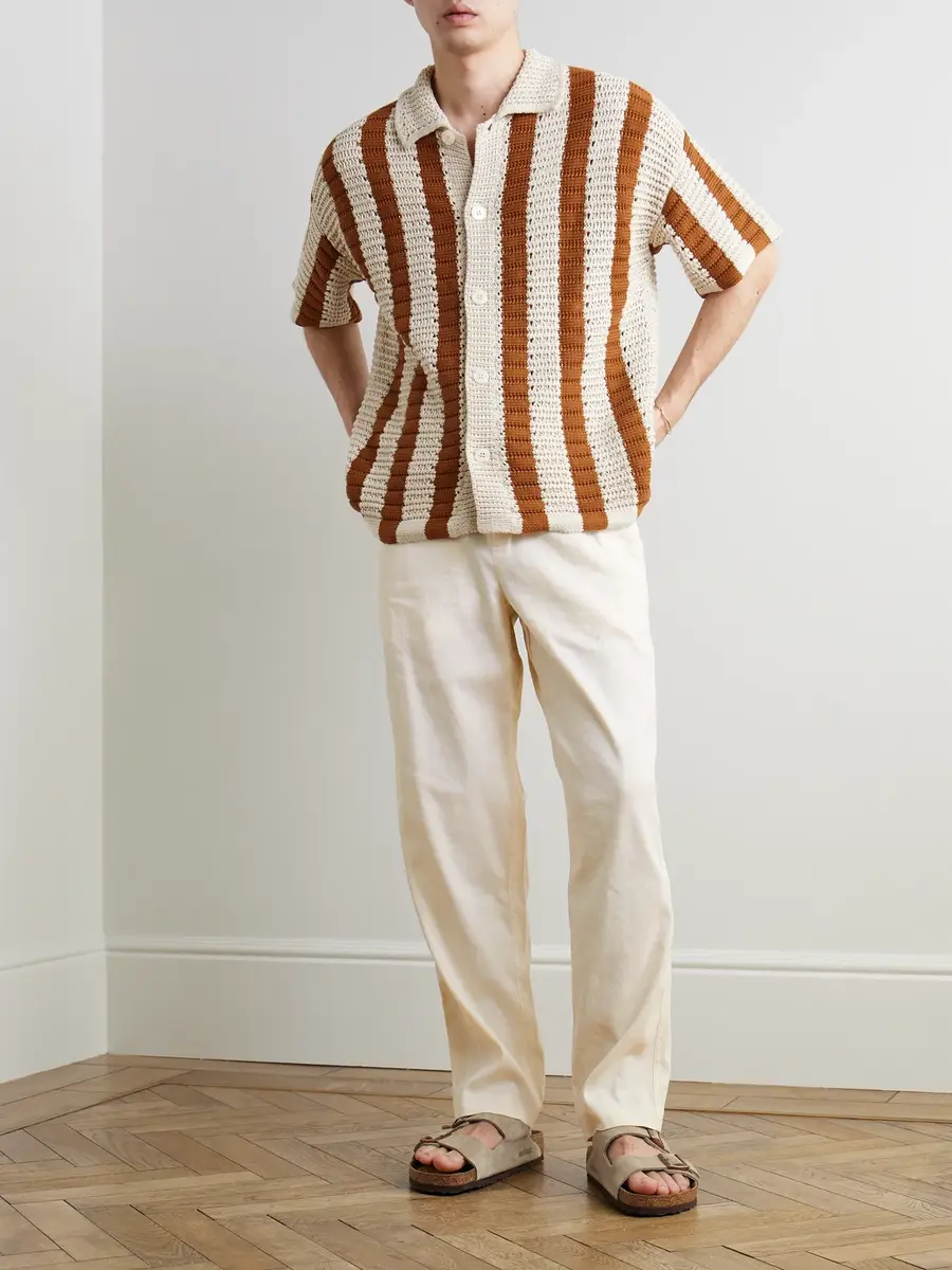 Orlebar Brown Alex Tapered Stretch Linen and Lyocell-Blend Drawstring Trousers - Men | Thumbnail 2