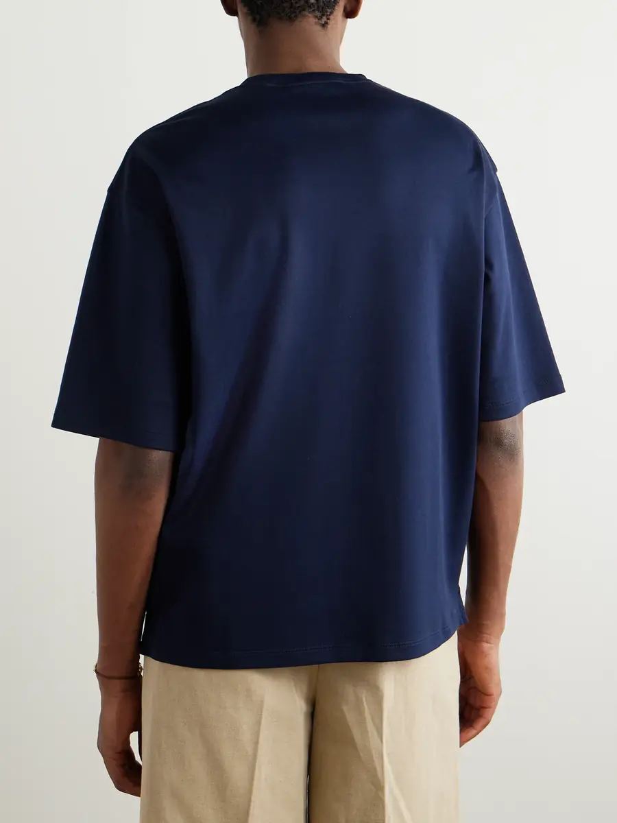 Loro Piana Tremezzo Sea Island Cotton-Jersey T-Shirt - Men | Thumbnail 3 Loro Piana Tremezzo Sea Island Cotton-Jersey T-Shirt - Men | Thumbnail 3