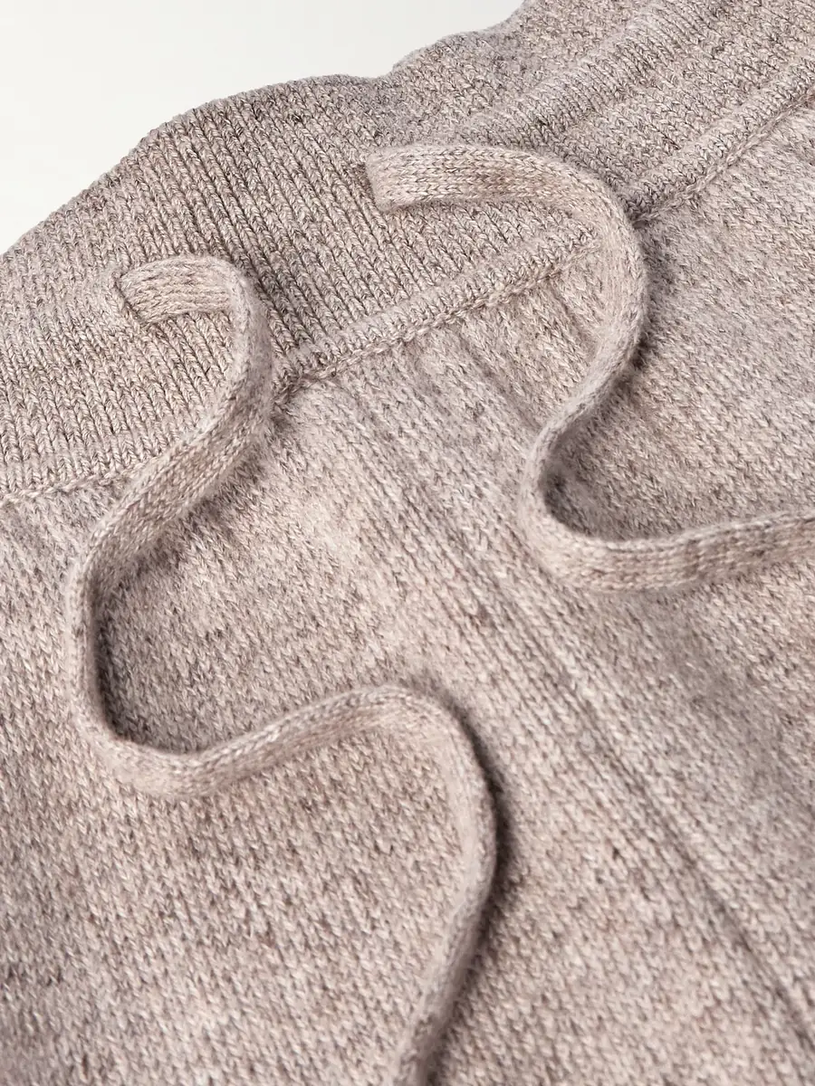 Loro Piana Tapered Linen and Cashmere-Blend Sweatpants - Men | Thumbnail 5