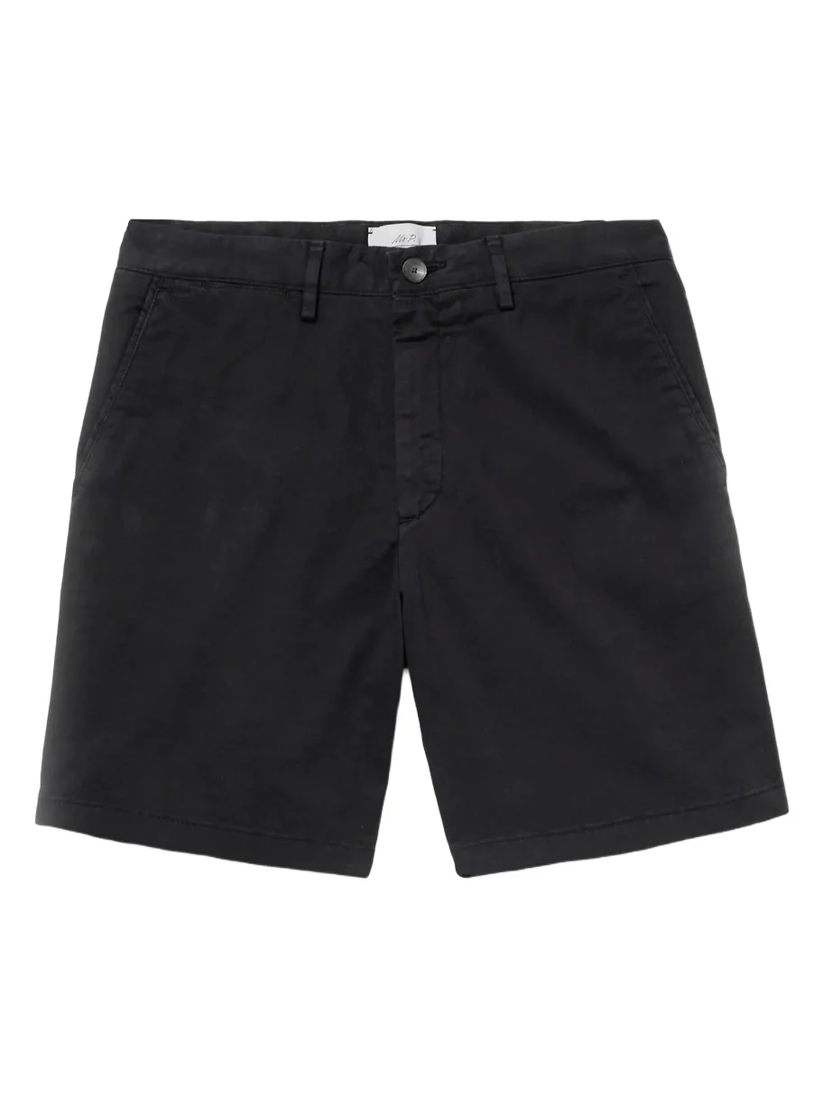 Straight-Leg Garment-Dyed Cotton-Blend Twill Bermuda Shorts - Men Straight-Leg Garment-Dyed Cotton-Blend Twill Bermuda Shorts - Men