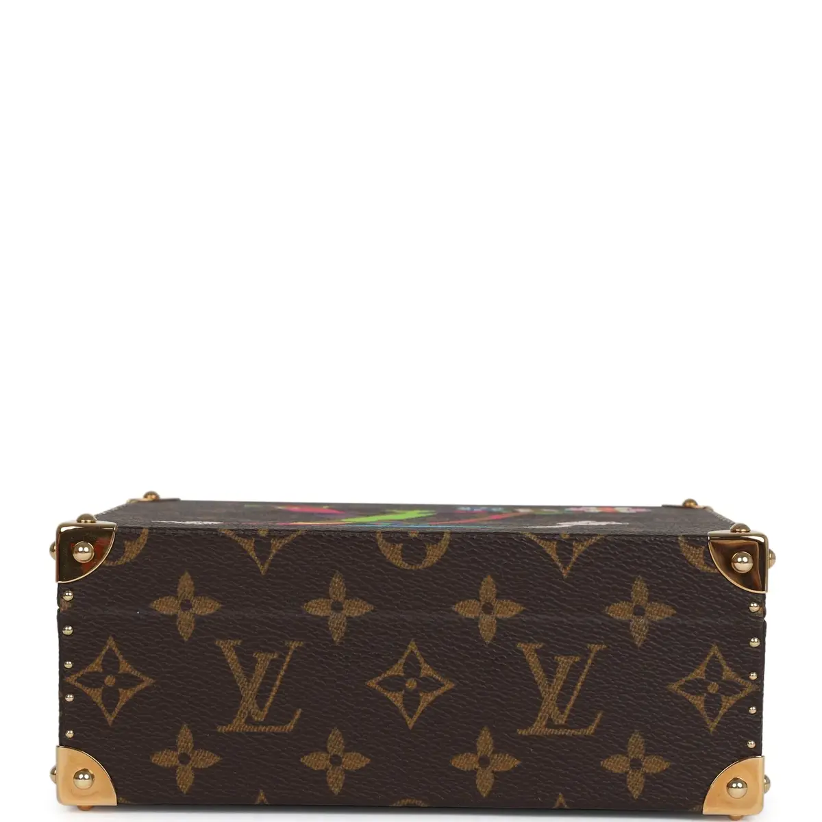 Louis Vuitton Louis Vuitton x Takashi Murakami Hands Jewelry Trunk Brown Multi Monogram Hands Brass Hardware | Thumbnail 5 Louis Vuitton Louis Vuitton x Takashi Murakami Hands Jewelry Trunk Brown Multi Monogram Hands Brass Hardware | Thumbnail 5