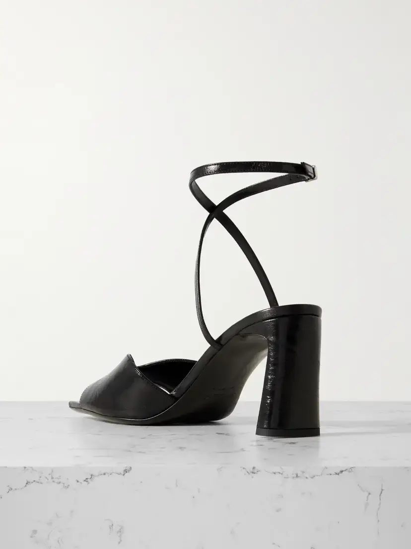 Jimmy Choo Karli 75 Textured-leather Sandals | Thumbnail 3