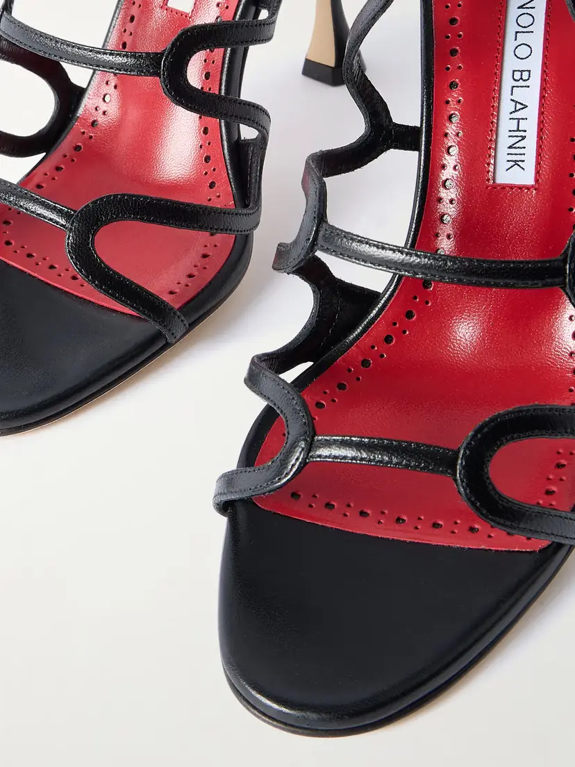 Manolo Blahnik Fawda 105 Leather Sandals | Thumbnail 4 Manolo Blahnik Fawda 105 Leather Sandals | Thumbnail 4