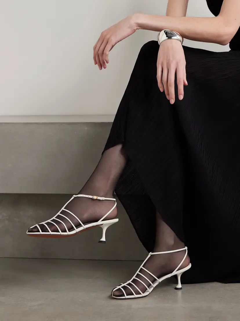 Proenza Schouler Tee Cage Leather Sandals | Thumbnail 2 Proenza Schouler Tee Cage Leather Sandals | Thumbnail 2