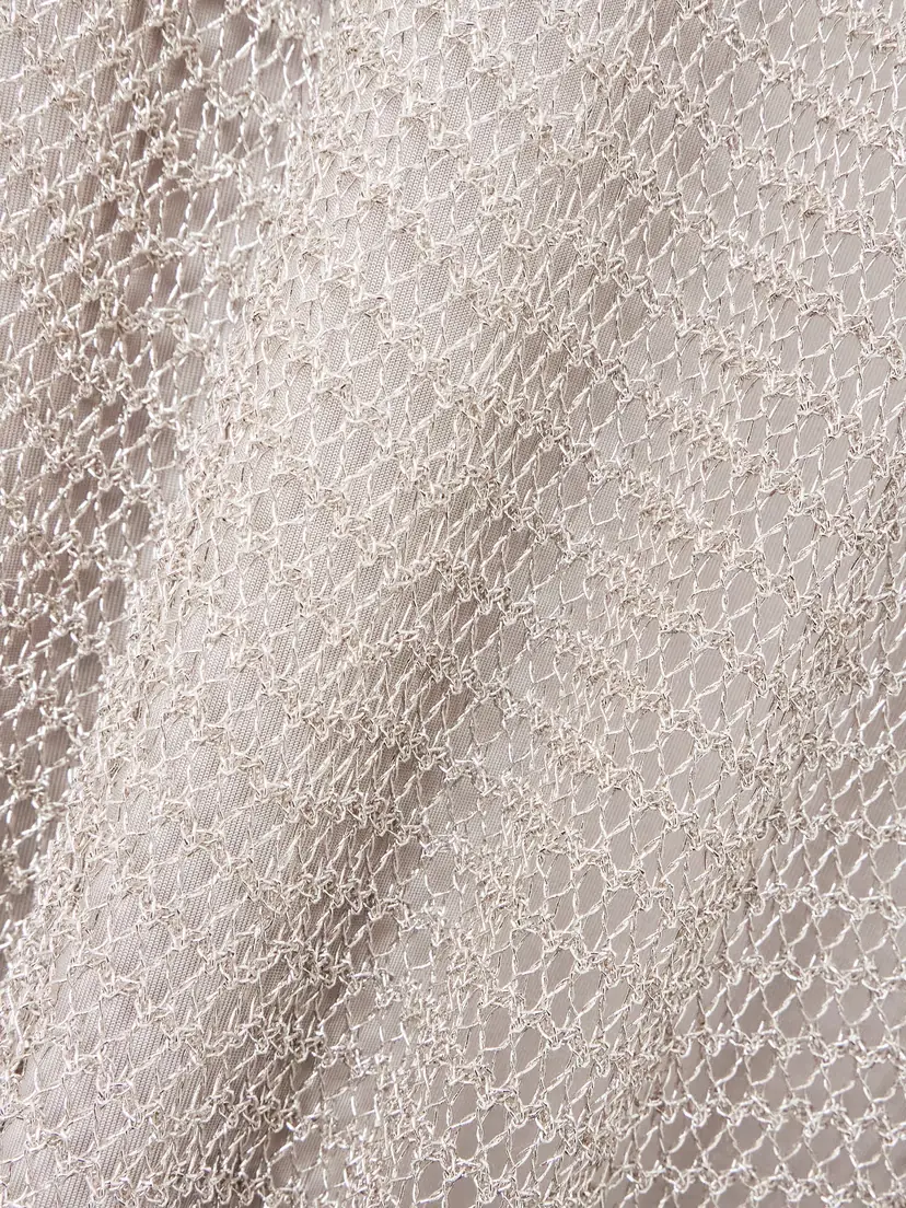 Alaïa Metallic Open-knit Turtleneck Mini Dress | Thumbnail 5 Alaïa Metallic Open-knit Turtleneck Mini Dress | Thumbnail 5
