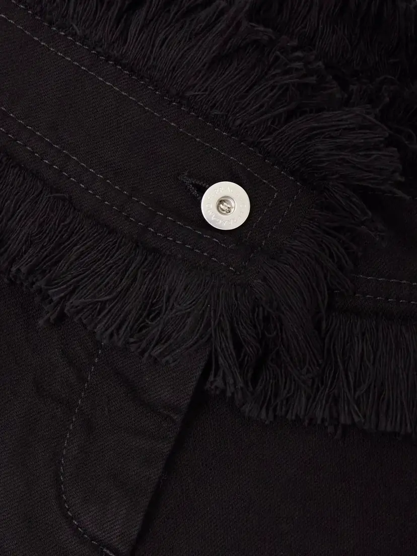 Ferragamo Frayed Denim Shorts | Thumbnail 5