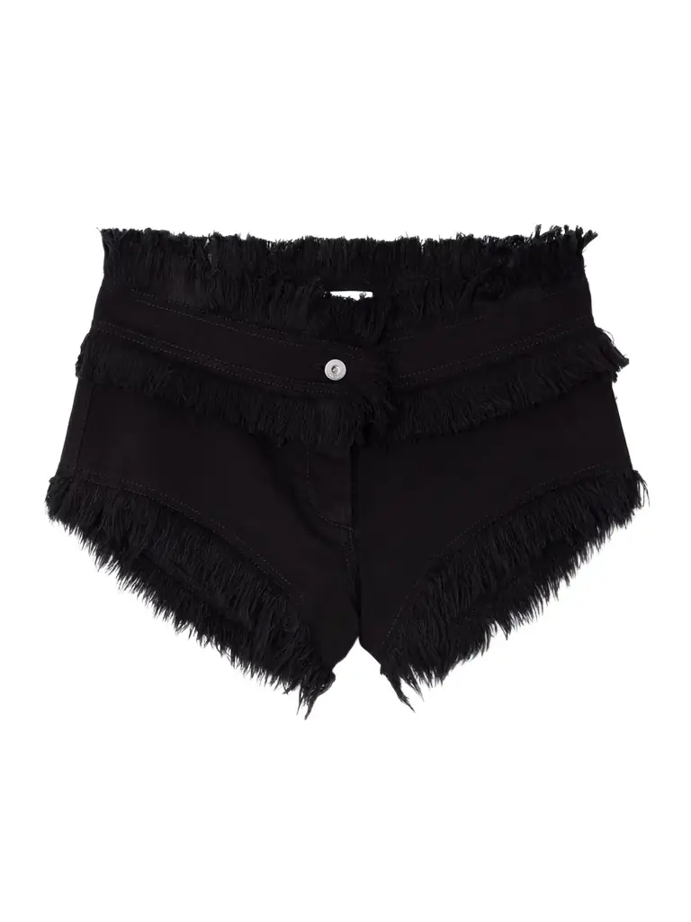 Frayed Denim Shorts Frayed Denim Shorts