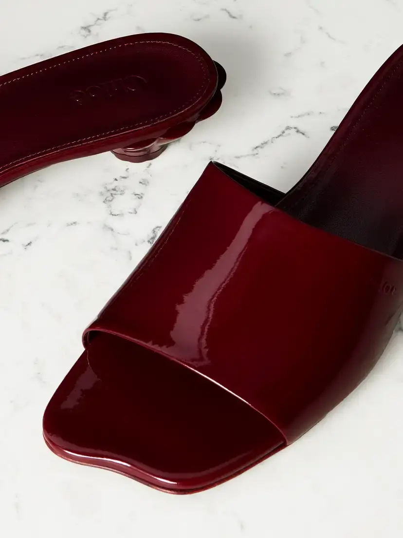Chloé Flower Patent-leather Sandals | Thumbnail 4 Chloé Flower Patent-leather Sandals | Thumbnail 4