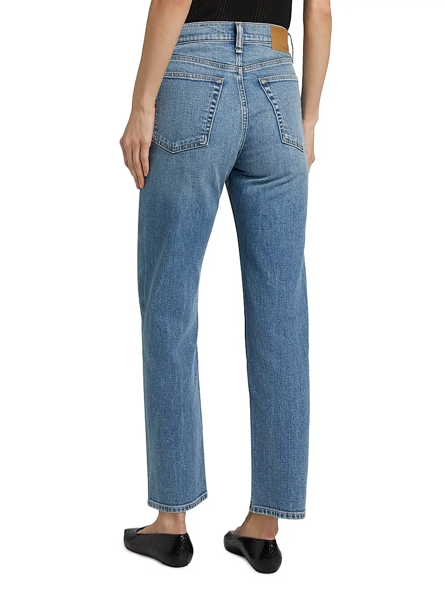 rag & bone Women's Harlow Mid-Rise Straight Ankle Jeans | Thumbnail 5 rag & bone Women's Harlow Mid-Rise Straight Ankle Jeans | Thumbnail 5