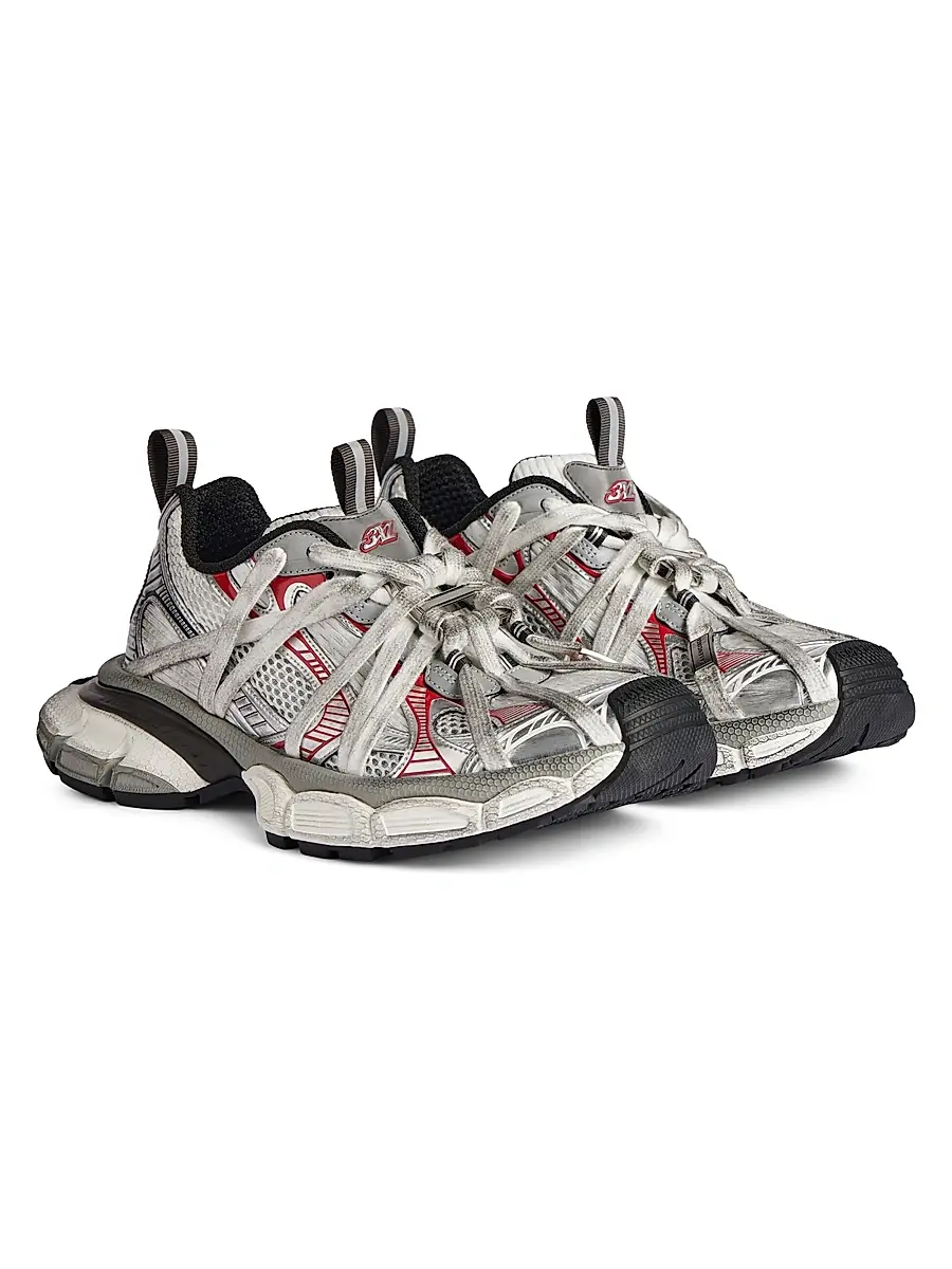 Balenciaga Men's 3XL Extreme Laces B Sneakers | Thumbnail 2 Balenciaga Men's 3XL Extreme Laces B Sneakers | Thumbnail 2
