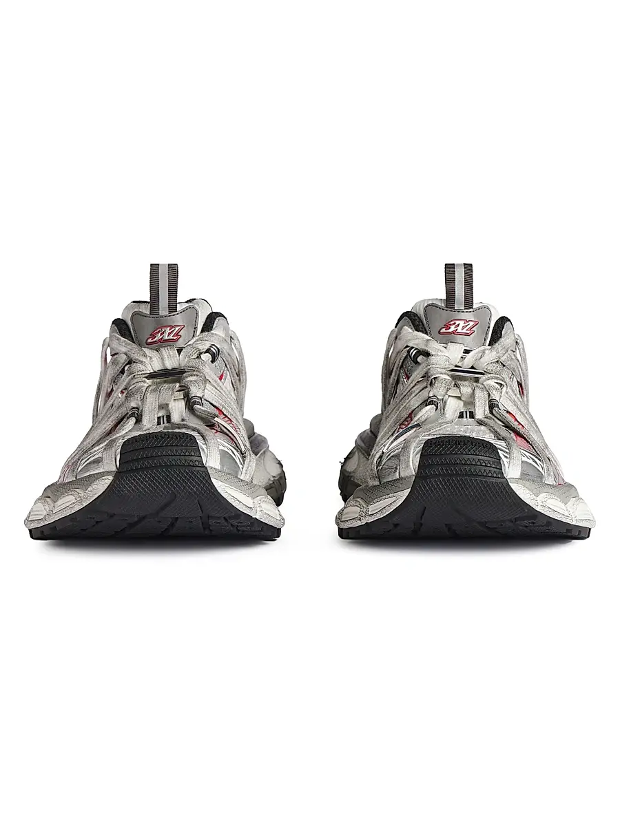 Balenciaga Men's 3XL Extreme Laces B Sneakers | Thumbnail 4 Balenciaga Men's 3XL Extreme Laces B Sneakers | Thumbnail 4