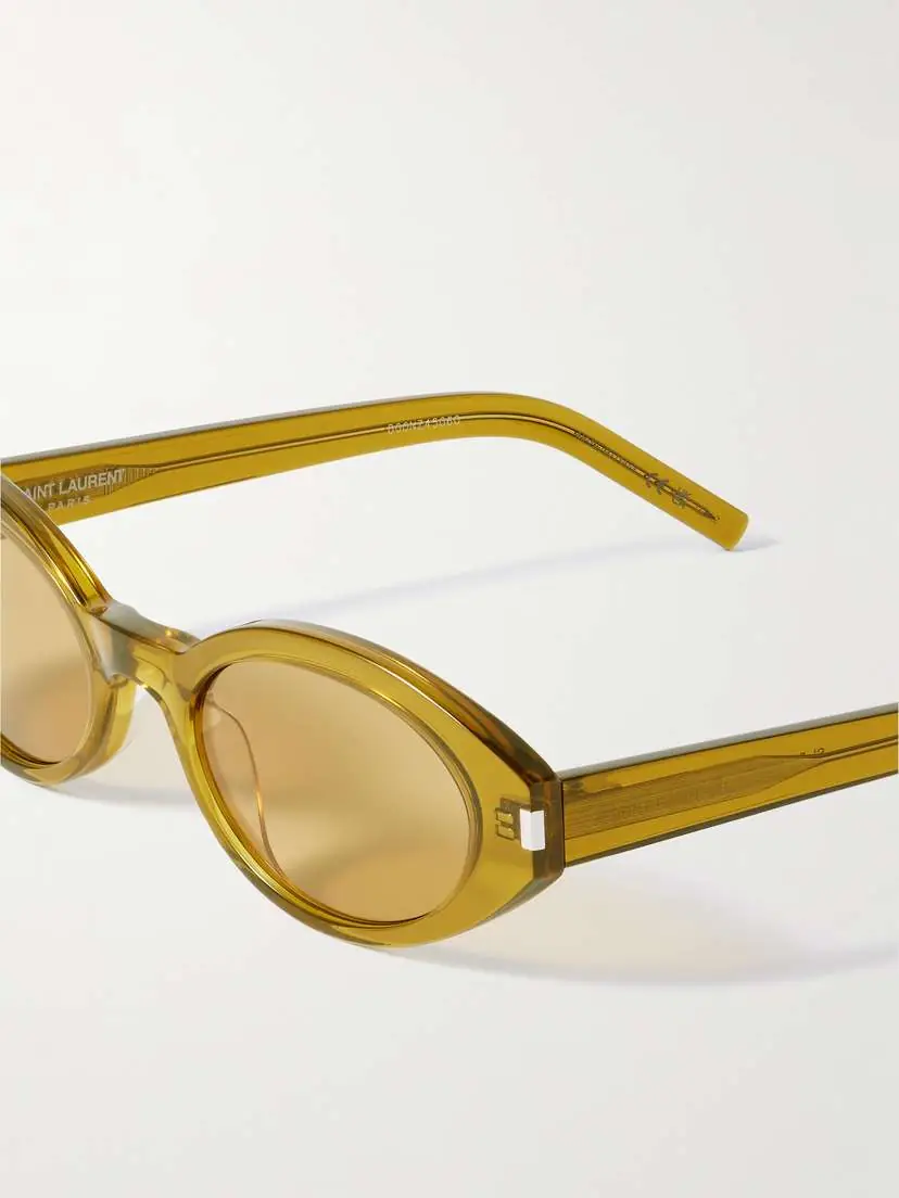 Saint Laurent Eyewear Oval-frame Acetate Sunglasses | Thumbnail 4 Saint Laurent Eyewear Oval-frame Acetate Sunglasses | Thumbnail 4