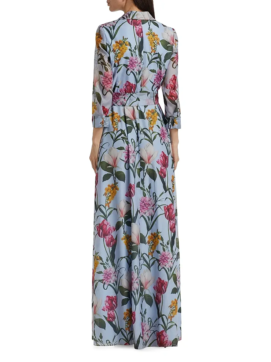SACHIN & BABI Women's Addison Floral Shirt Gown | Thumbnail 5