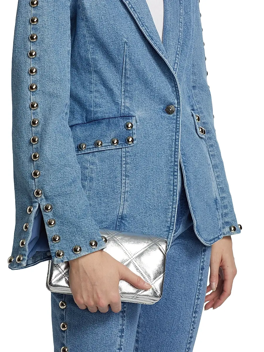 Cinq à Sept Women's Milly Studded Denim Jacket | Thumbnail 6 Cinq à Sept Women's Milly Studded Denim Jacket | Thumbnail 6