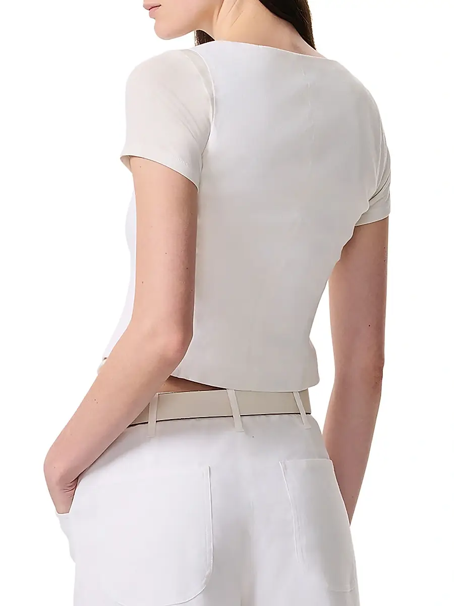 rag & bone Women's Mariana Linen-Blend Vest | Thumbnail 4 rag & bone Women's Mariana Linen-Blend Vest | Thumbnail 4