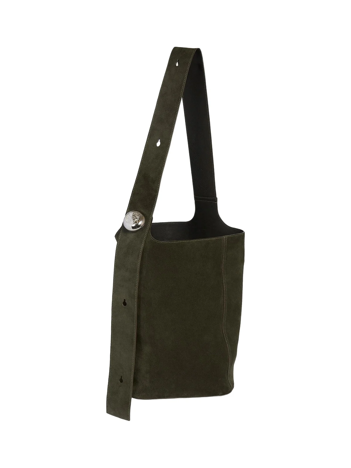 Men's Large Pebble Leather Bucket Bag Men's Large Pebble Leather Bucket Bag