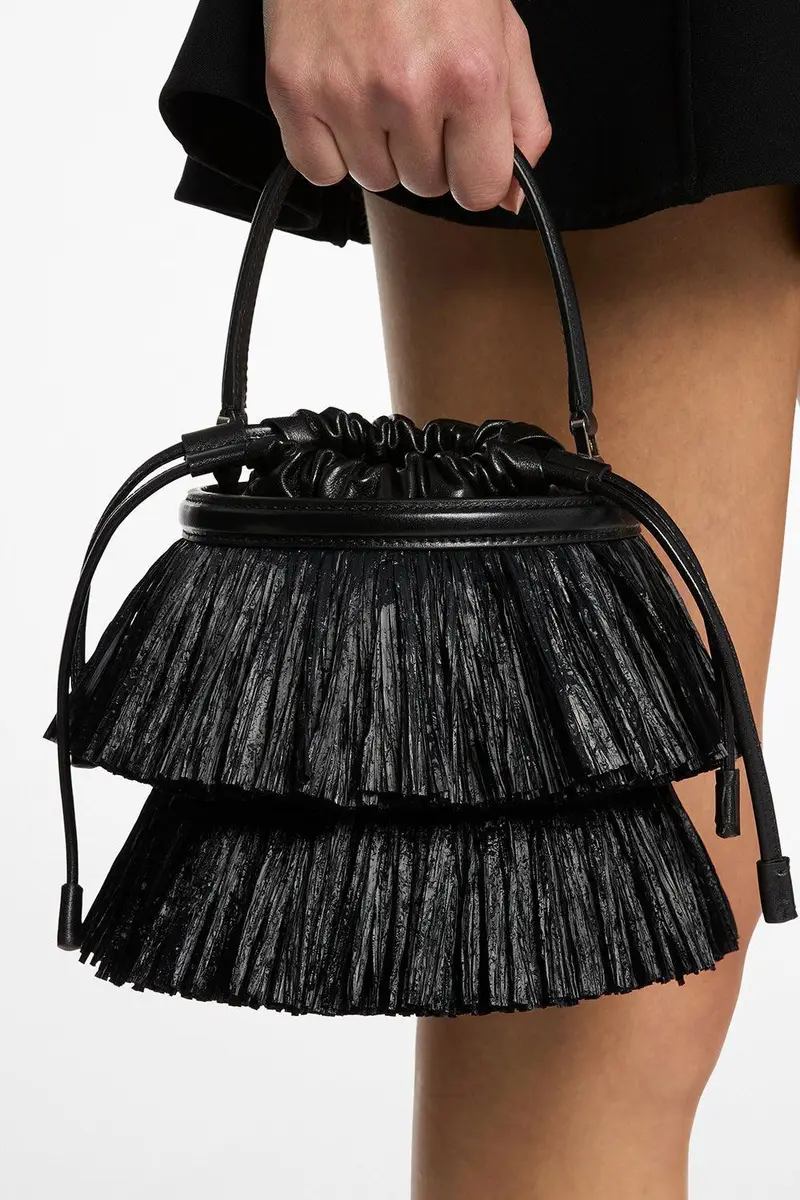 Michael Kors Collection Mini Ischia Bucket Bag | Thumbnail 2 Michael Kors Collection Mini Ischia Bucket Bag | Thumbnail 2