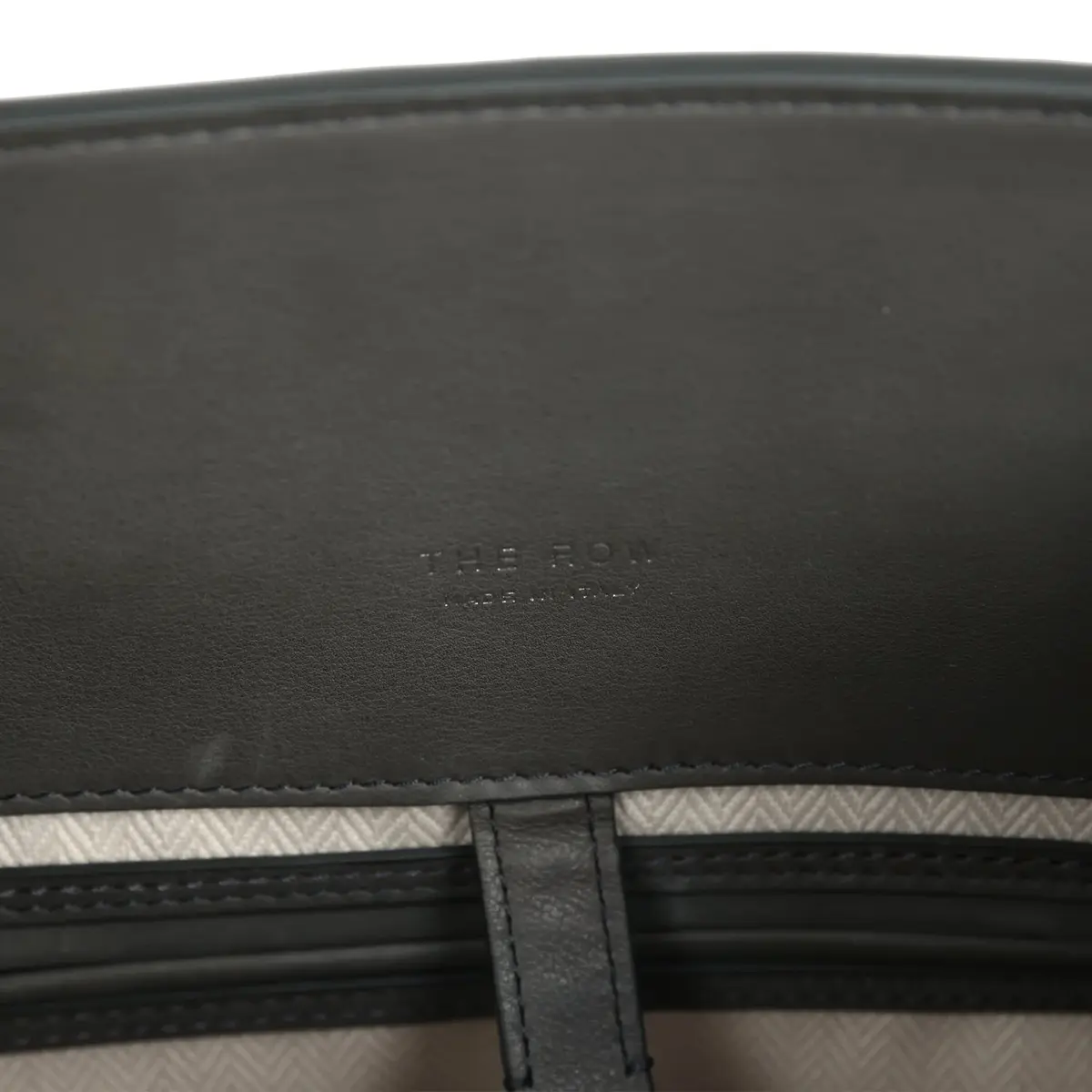 The Row The Row Soft Margaux 12 Koala Grey Saddle Leather Silver Hardware | Thumbnail 12 The Row The Row Soft Margaux 12 Koala Grey Saddle Leather Silver Hardware | Thumbnail 12
