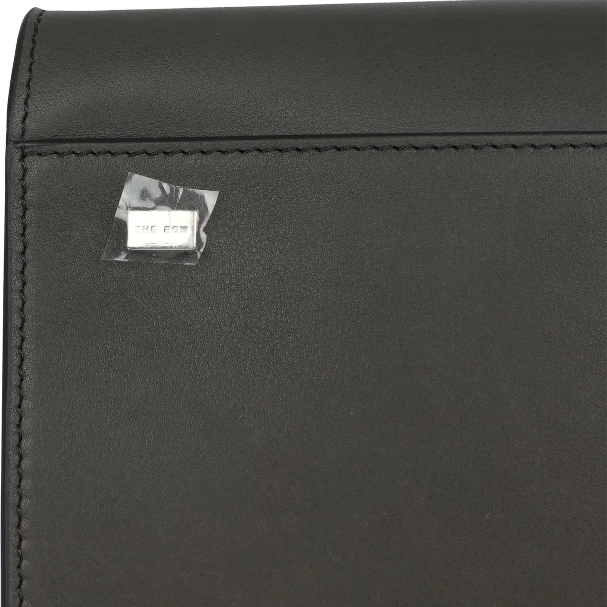 The Row The Row Soft Margaux 12 Koala Grey Saddle Leather Silver Hardware | Thumbnail 8 The Row The Row Soft Margaux 12 Koala Grey Saddle Leather Silver Hardware | Thumbnail 8