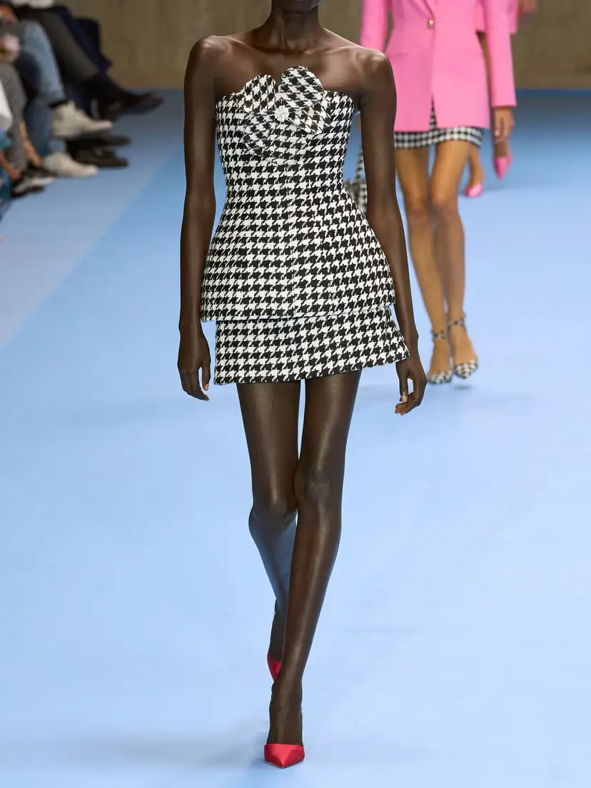 Carolina Herrera Houndstooth Tweed Mini Skirt | Thumbnail 5 Carolina Herrera Houndstooth Tweed Mini Skirt | Thumbnail 5