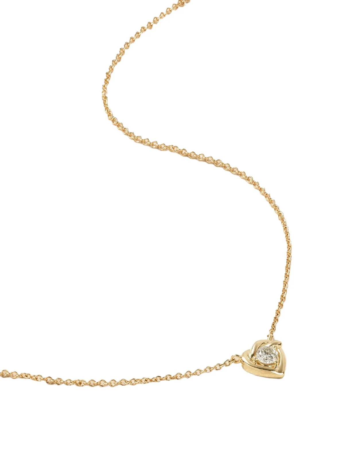 Tie The Knot 10-karat Gold Diamond Necklace Tie The Knot 10-karat Gold Diamond Necklace