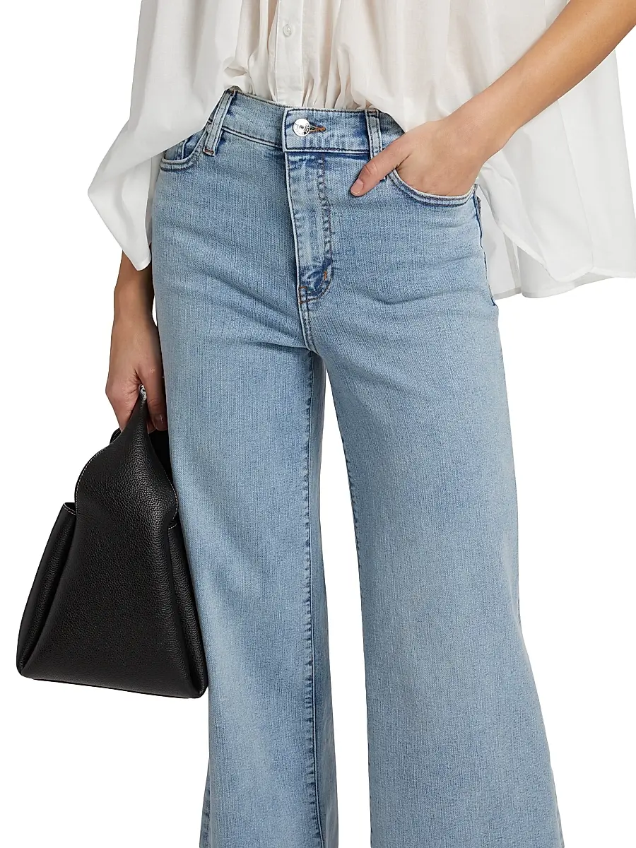 FRAME Women's Le Slim Palazzo Mid-Rise Jeans - Tribute | Thumbnail 6 FRAME Women's Le Slim Palazzo Mid-Rise Jeans - Tribute | Thumbnail 6