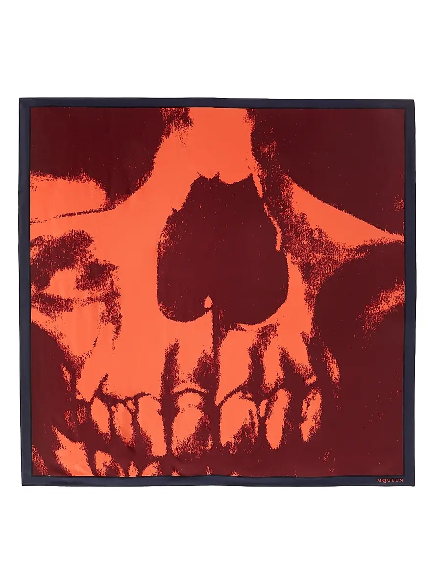 Alexander McQueen Women's Exploded Skull Silk Twill Scarf