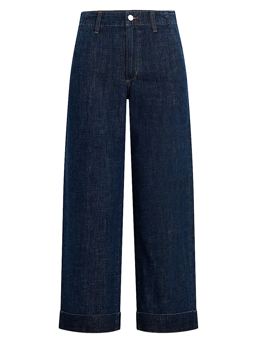 Joe's Jeans Women's The Karter Trouser Crop Wide-Leg Jeans - Out Of Control | Image 1 Joe's Jeans Women's The Karter Trouser Crop Wide-Leg Jeans - Out Of Control | Image 1