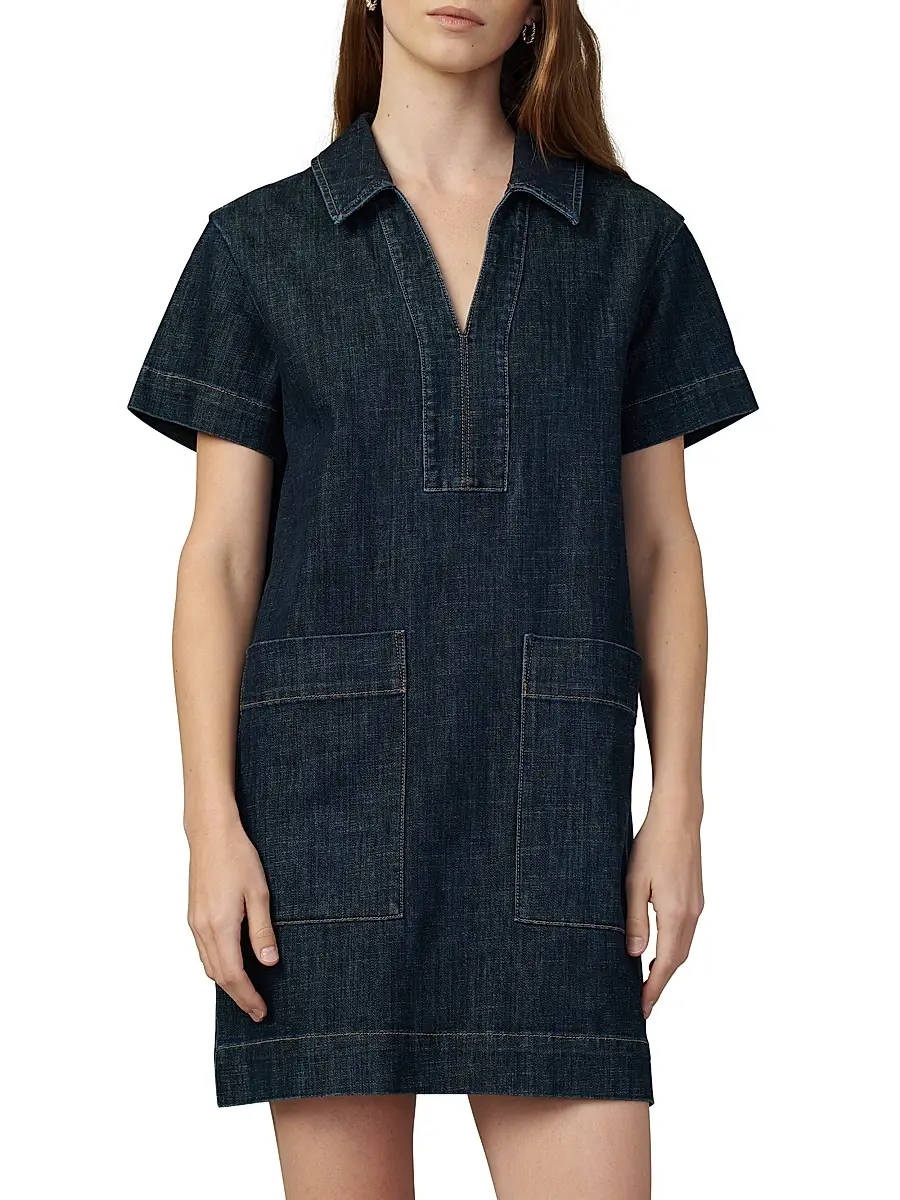 Joe's Jeans Women's The Lillian Denim Minidress | Thumbnail 3 Joe's Jeans Women's The Lillian Denim Minidress | Thumbnail 3