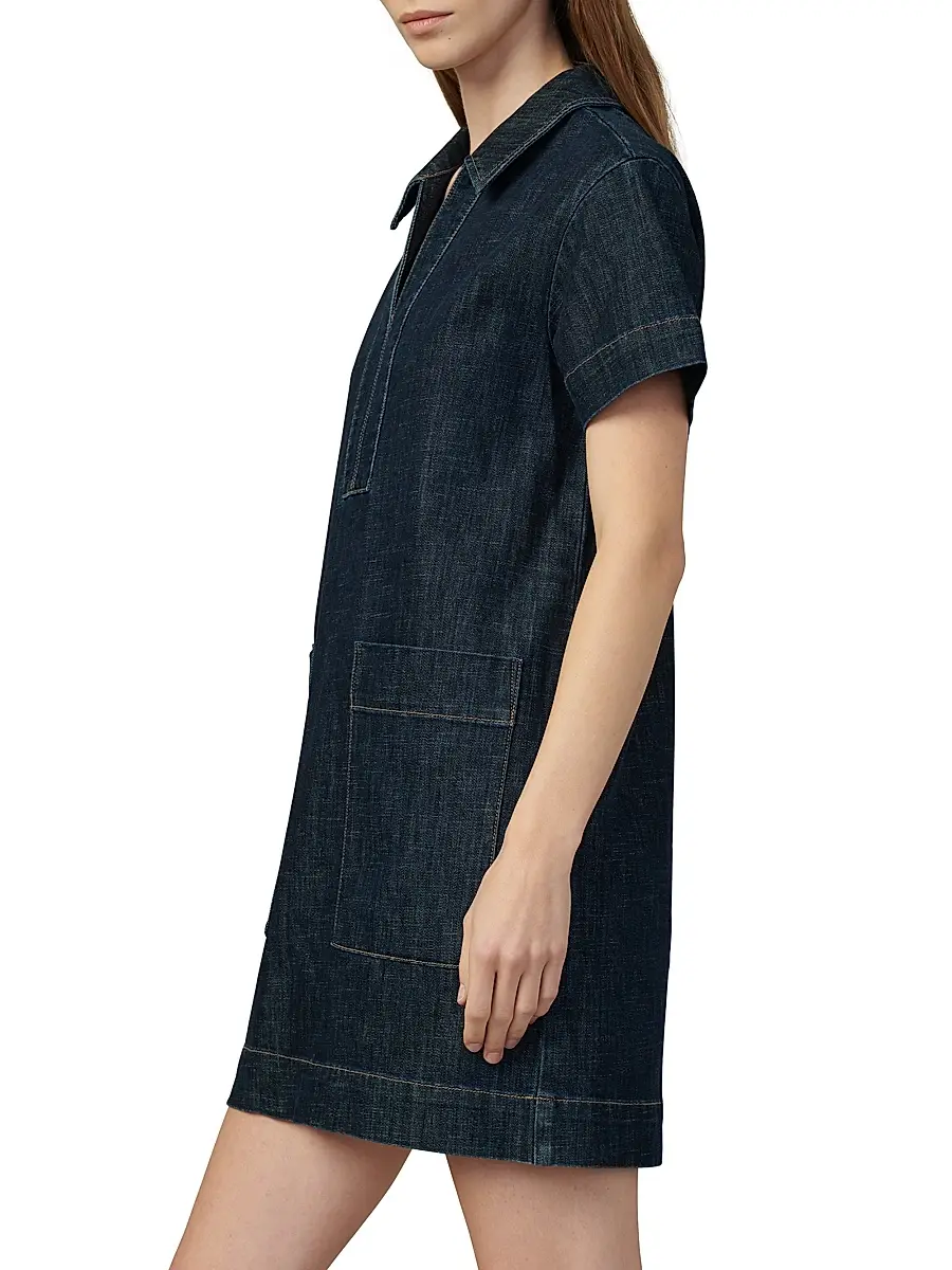 Joe's Jeans Women's The Lillian Denim Minidress | Thumbnail 4 Joe's Jeans Women's The Lillian Denim Minidress | Thumbnail 4