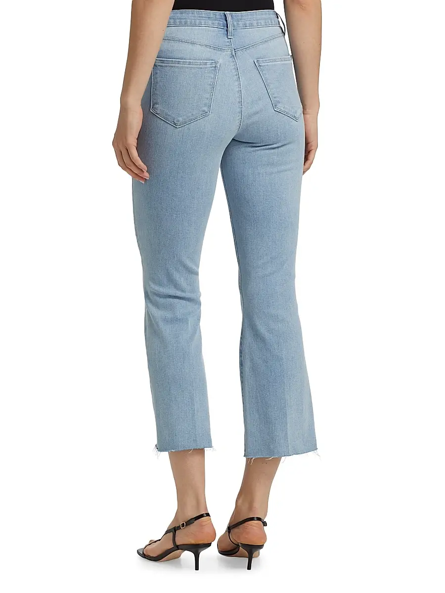 L'Agence Women's Kendra Flared Crop Jeans | Thumbnail 5 L'Agence Women's Kendra Flared Crop Jeans | Thumbnail 5