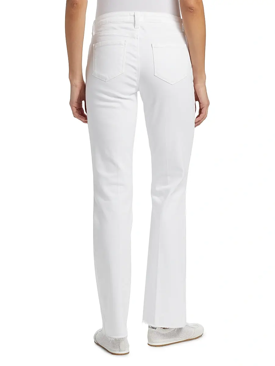L'Agence Women's Sneeki Low-Rise Sneaker Straight-Leg Jeans | Thumbnail 5