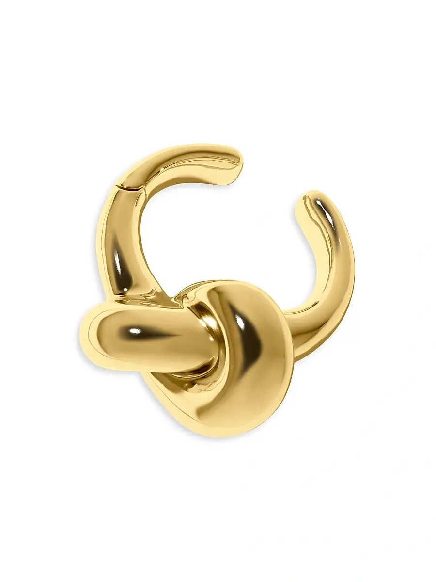 Jennifer Fisher Women's Knot 10K-Gold-Plated Cuff - Yellow Gold | Thumbnail 3 Jennifer Fisher Women's Knot 10K-Gold-Plated Cuff - Yellow Gold | Thumbnail 3