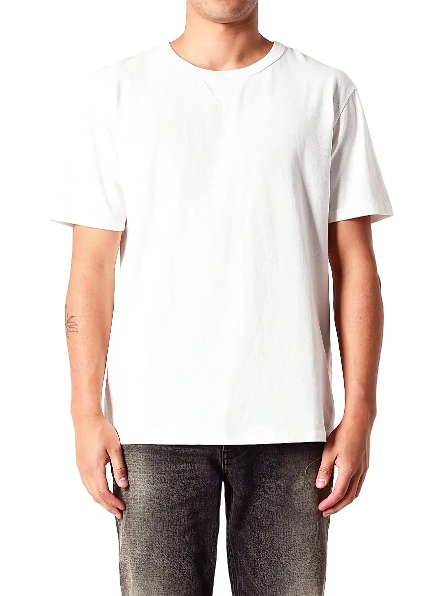 Neuw Denim Men's Base Cotton Crewneck T-Shirt - Washed Black | Thumbnail 6 Neuw Denim Men's Base Cotton Crewneck T-Shirt - Washed Black | Thumbnail 6