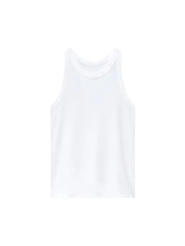 Another Tomorrow Women's Racerback Tank - White | Image 1 Another Tomorrow Women's Racerback Tank - White | Image 1