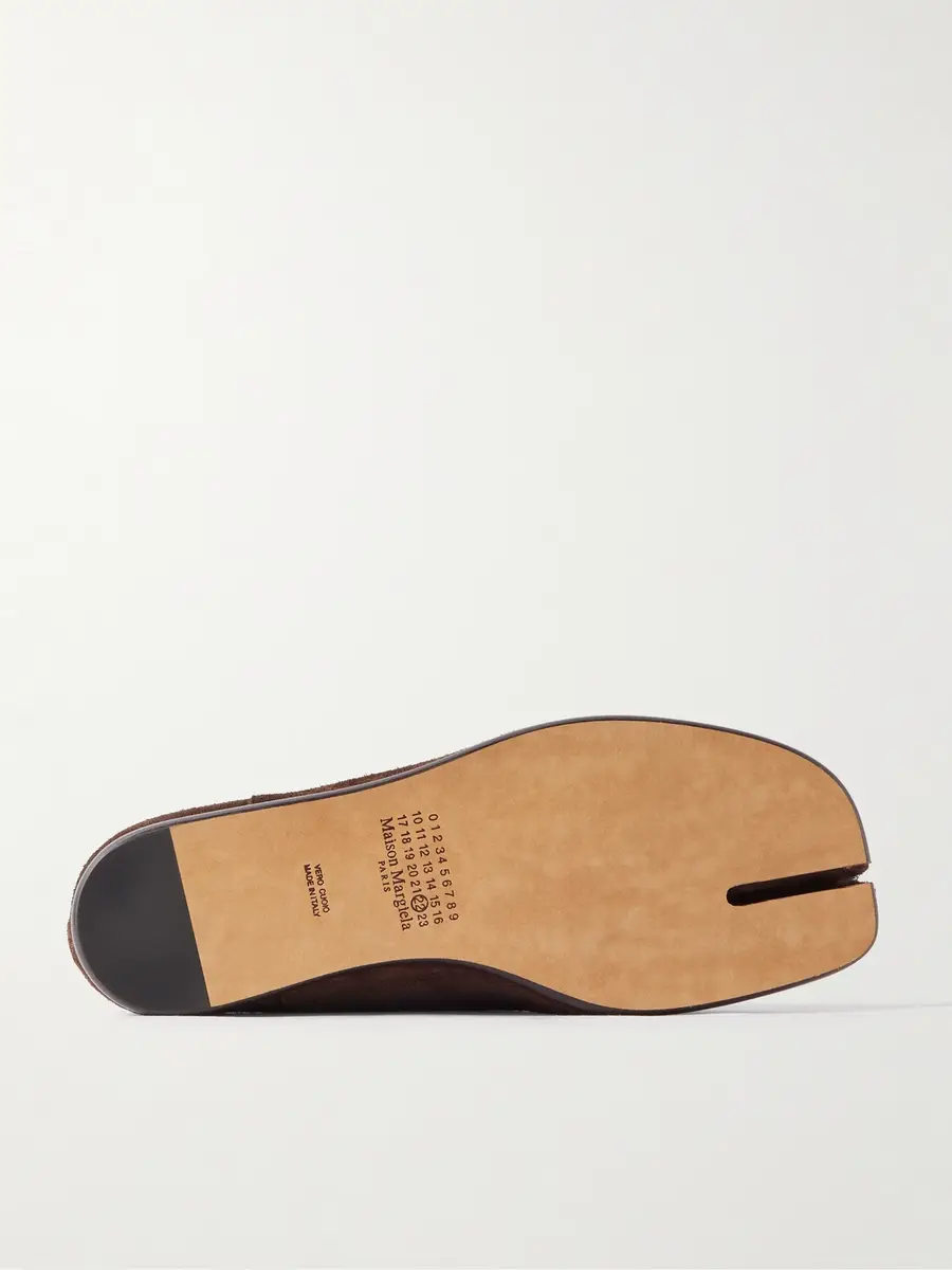 Maison Margiela Tabi Split-Toe Suede Loafers - Men | Thumbnail 3
