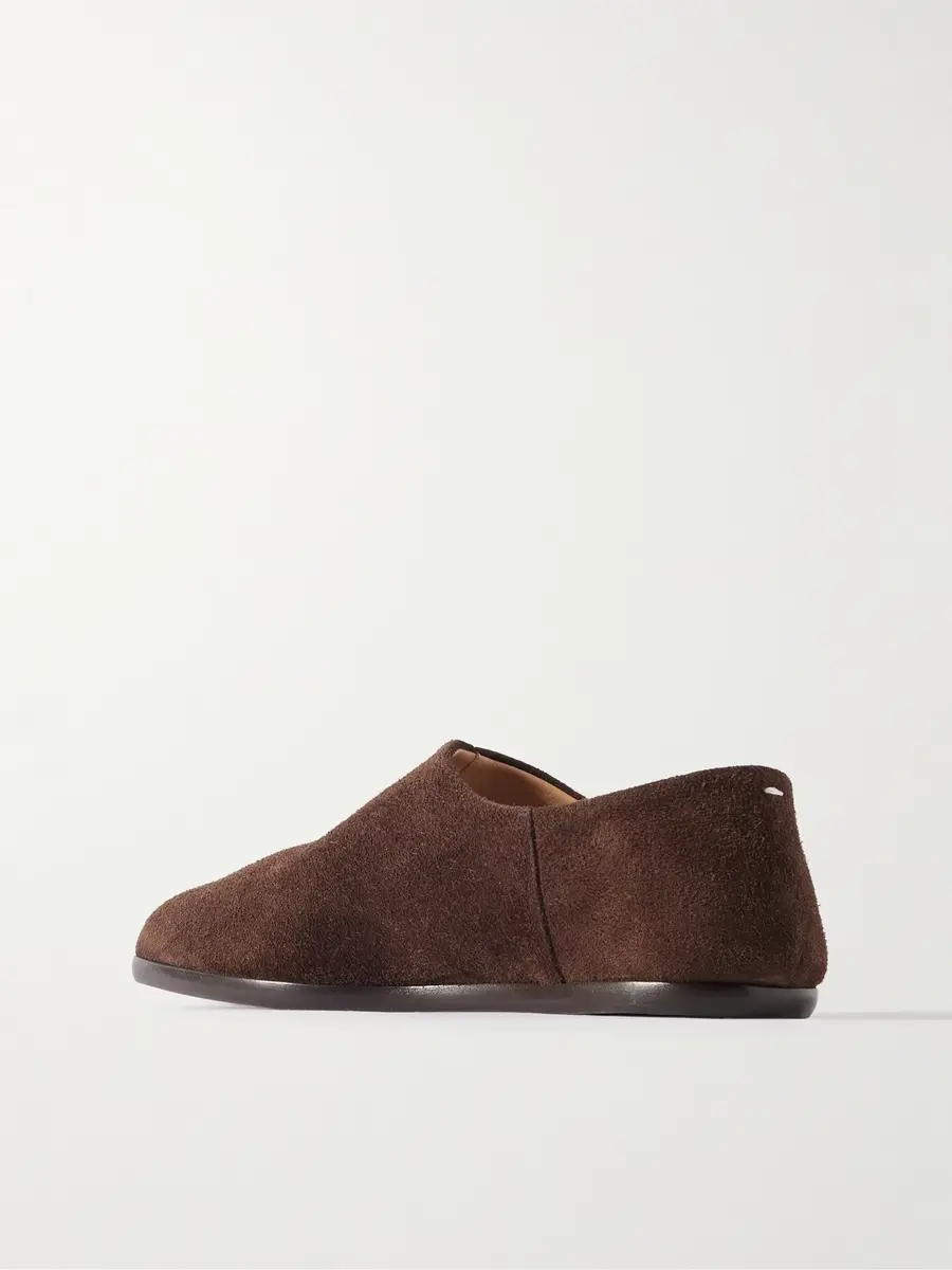 Maison Margiela Tabi Split-Toe Suede Loafers - Men | Thumbnail 4