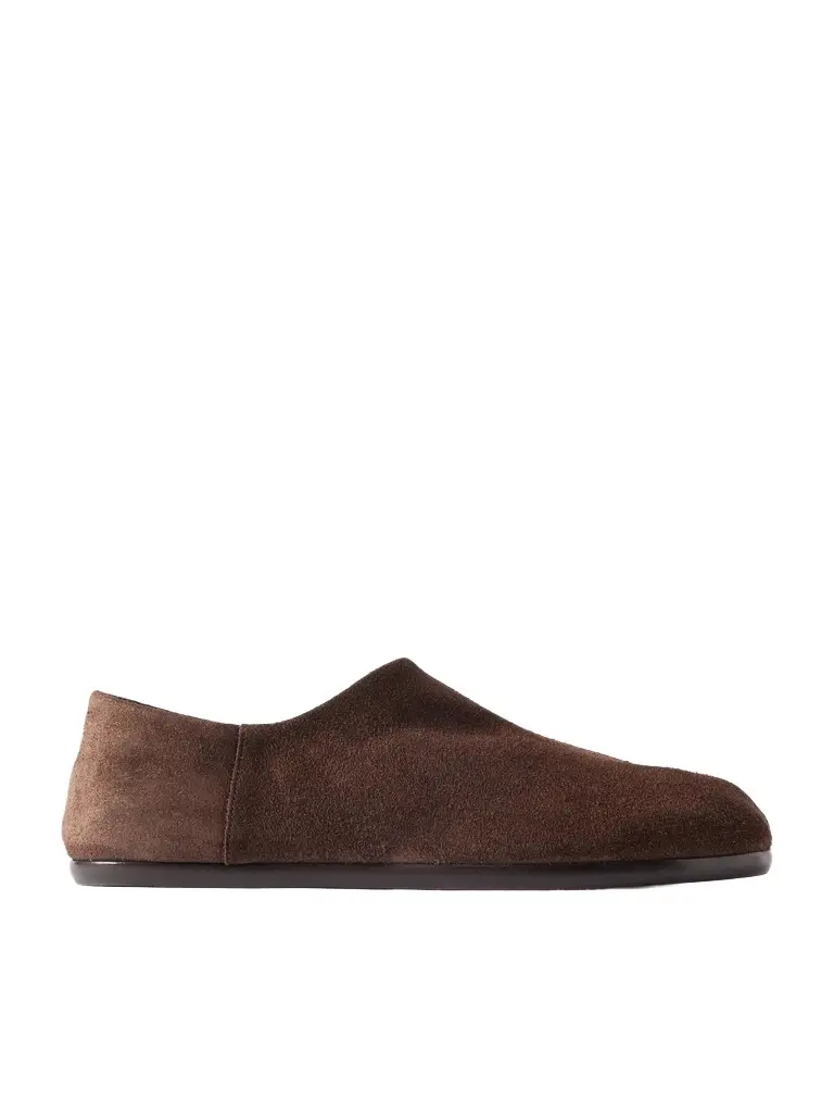 Maison Margiela Tabi Split-Toe Suede Loafers - Men