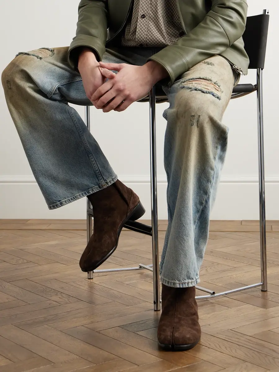 Maison Margiela Tabi Suede Boots - Men | Thumbnail 2 Maison Margiela Tabi Suede Boots - Men | Thumbnail 2