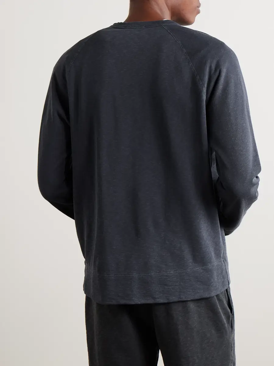 James Perse Cotton-Jersey Sweatshirt - Men | Thumbnail 4 James Perse Cotton-Jersey Sweatshirt - Men | Thumbnail 4