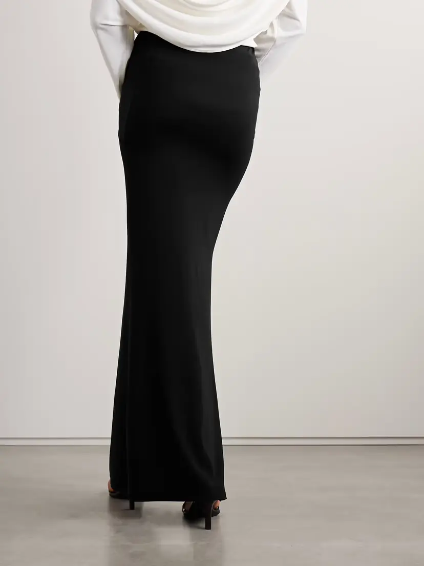 Jacquemus Peplo Draped Jersey Maxi Skirt | Thumbnail 3
